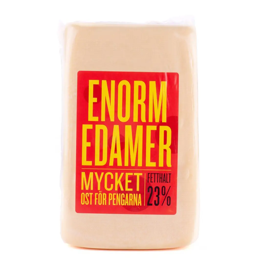 Produktbild för Enorm Edamer 23% 1,5kg EUEnorm Edamer 23% 1,5kg EU