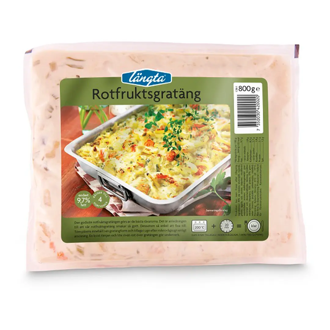 Produktbild för Rotfruktgratäng 800gRotfruktgratäng 800g
