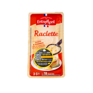 Produktbild för Raclette Skivad 27% 400g FRRaclette Skivad 27% 400g FR